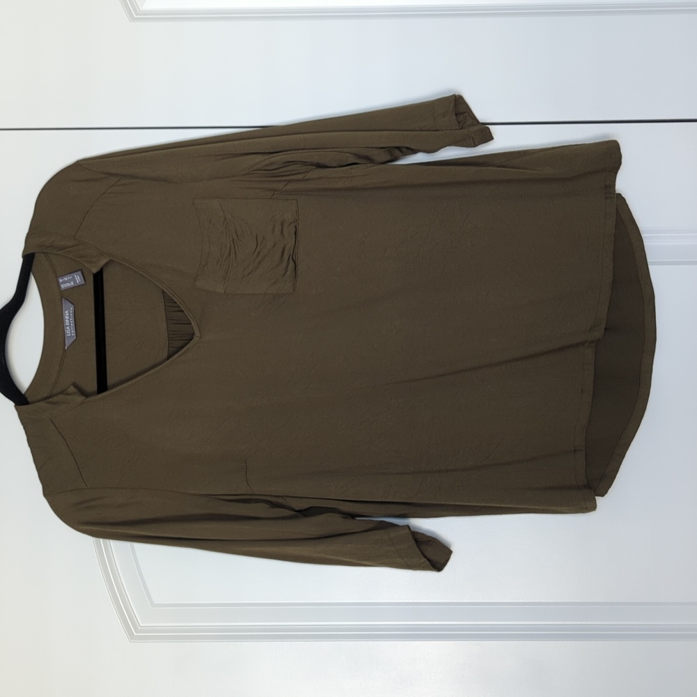 Lisa Rinna Collection 3/4 sleeve tunic